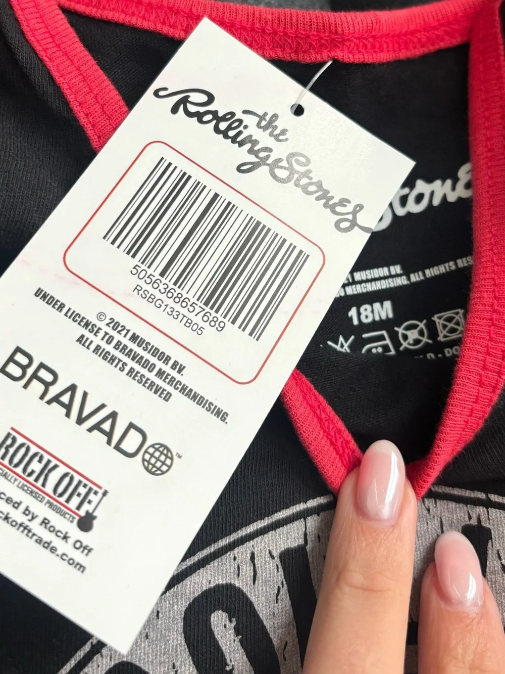 Rolling Stones Baby Bodysuit